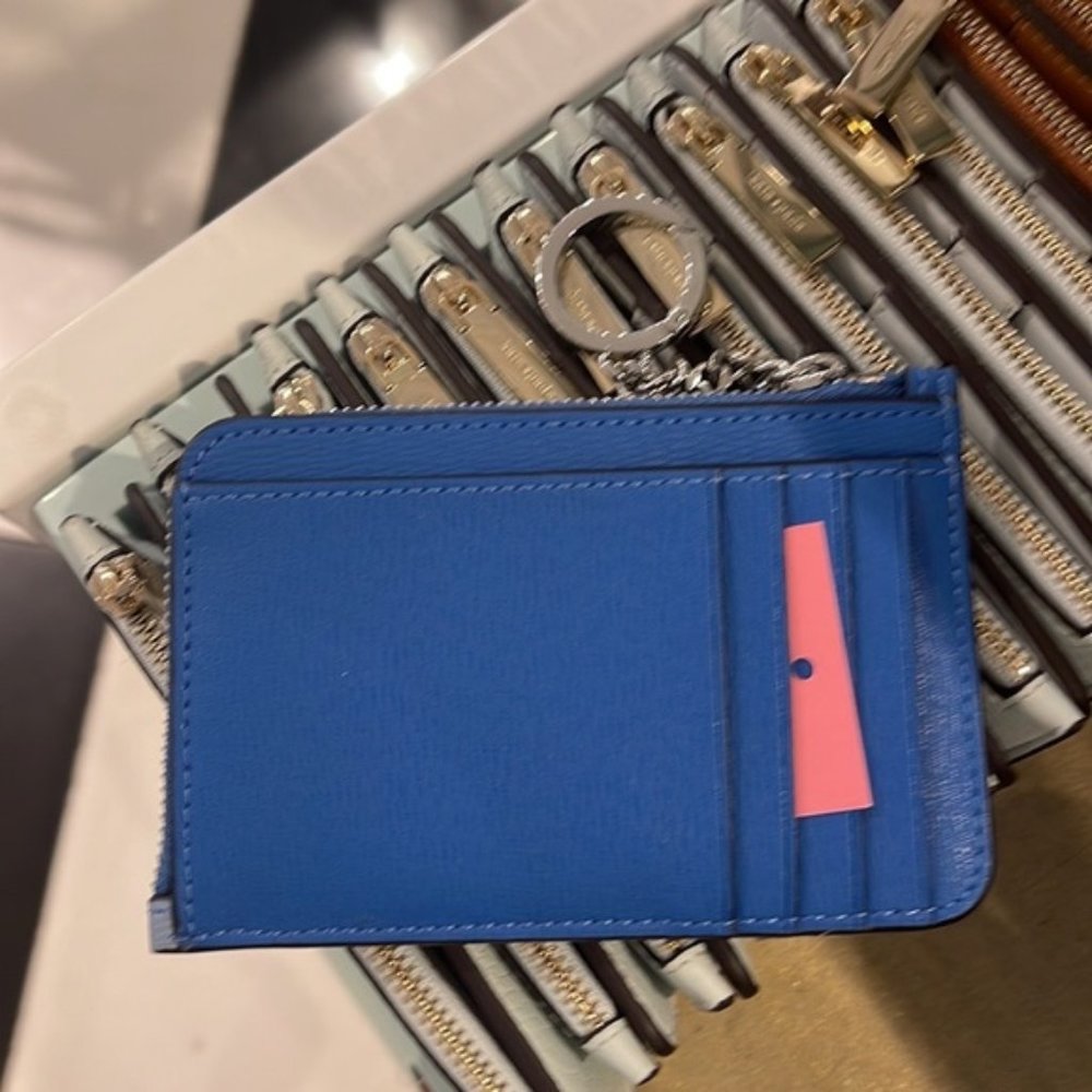 Kate Spade Arctic Friends Medium L-Zip Card Holder Multi Color - Picture 8 of 15
